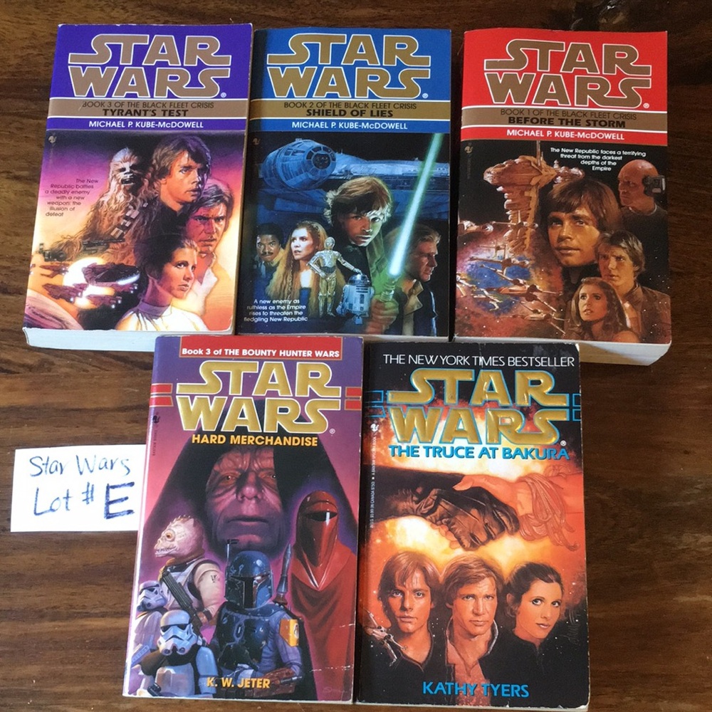 Star Wars PB Books (Lot #E) Mixed  Paperbacks Some Vintage